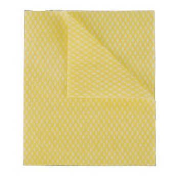 2Work Economy Cloth 420x350mm Yellow (Pack of 50) 104420YELLOW