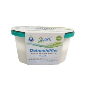 2Work Scent Free Moisture Absorber Dehumidifier 180g 2W10174