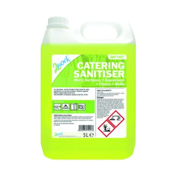2Work Odourless Catering Sanitiser 5 Litre Bilk Bottle 2W71457