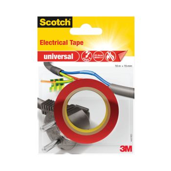 Scotch Electrical Tape Red 10m x 15mm 712675