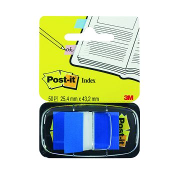 Post-it Index Tabs 25mm Blue (Pack of 600) 680-2