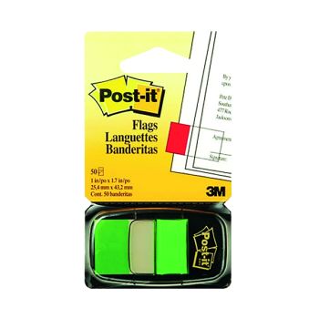 Post-it Index Tabs 25mm Green (Pack of 600) 680-3