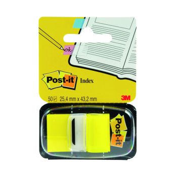 Post-it Index Tabs 25mm Yellow (Pack of 600) 680-5