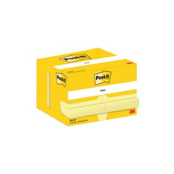 Post-it Notes 51x76mm 100 Sheets Canary Yellow (Pack of 12) 656-CY