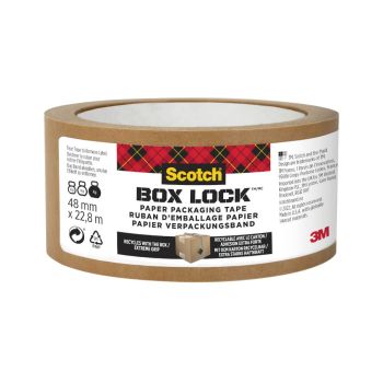 Scotch Box Lock Paper Packaging Tape 48x22.8m 850-23-EF-8GC