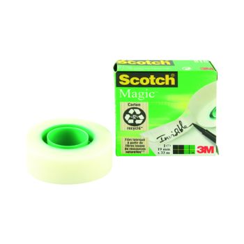 Scotch Magic Tape 810 Solvent-Free 19mmx33m Transparent 8101933