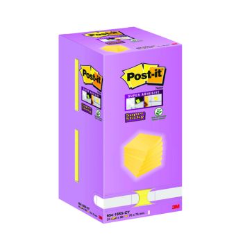 Post-it Sticky Notes Yellow Tower 76 x 76mm (Pack of 16) 7100236608