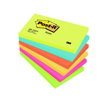 Post-it Notes 76 x 127mm Energy Colours (Pack of 6) 655TF