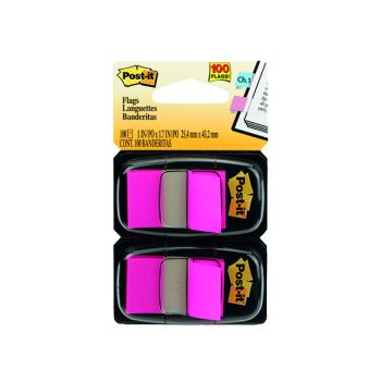 Post-it Index Tabs Dispenser with Pink Tabs (Pack of 2) 680-BP2EU