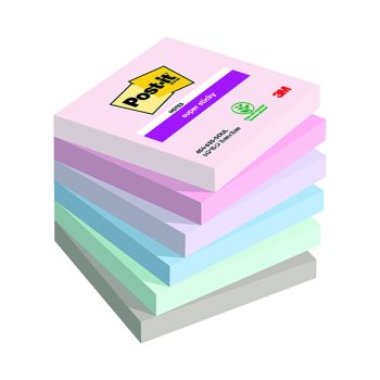 Post-it Super Sticky Notes Soulful 76x76mm 90 (Pack of 6) 7100259204