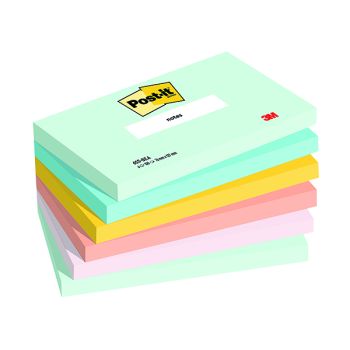 Post-it Notes Beachside Colour 76x127mm x100 (Pack of 6) 7100259082