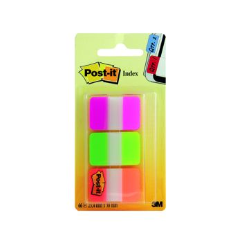 Post-it Strong Index Full Pink/Green/Orange (Pack of 66) 686-PGO