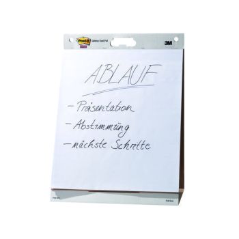Post-it Super Sticky Plain Easel Pad 635x762mm 30 Sheet White (Pack of 6) 559-V6PK