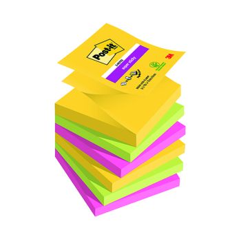 Post-it Z-Notes Carnival Colour 76x76mm (Pack of 6) 7100147840