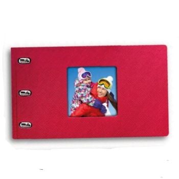 4x6" Red DIY Photo Book (15 Pages)