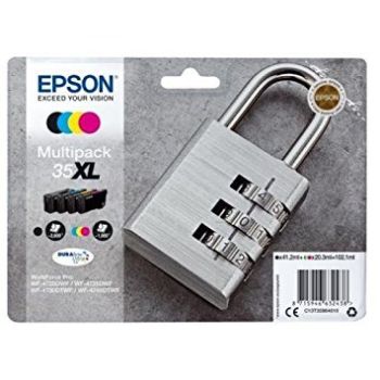 Epson C13T35964010 35XL High Yield Ink Cartridge Multipack (4 Inks)