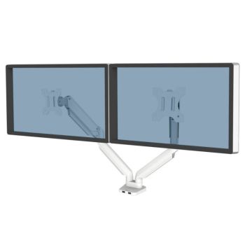 Fellowes Platinum Series Dual Monitor Arm White 8056301