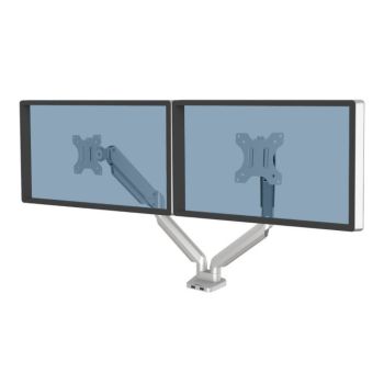 Fellowes Platinum Series Dual Monitor Arm Silver 8056501