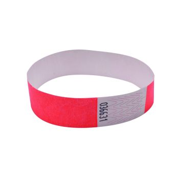 Announce Wrist Band 19mm Coral (Pack of 1000) AA01833