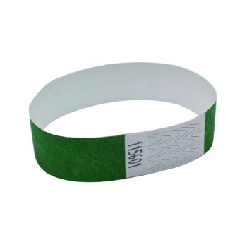 Announce Wrist Band 19mm Green (Pack of 1000) AA01834