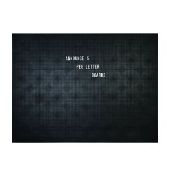 Announce Peg Letter Board 1225x920mm 1/ECON-5/VC/EC-KIT692