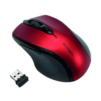 Kensington Pro Fit Mid-Size USB Wireless Mouse Red K72422WW