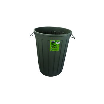 Addis Dustbin Base Round 90 Litre Grey B766Grey