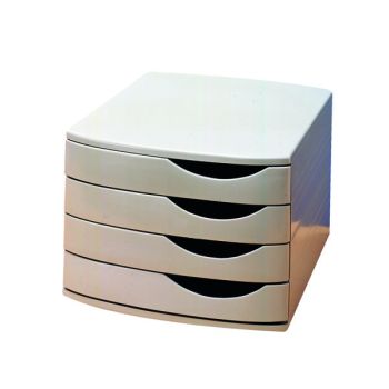 Jalema 4 Drawer Desktop Set Grey J26863GRY