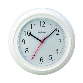 Acctim Wycombe Wall Clock White 21412