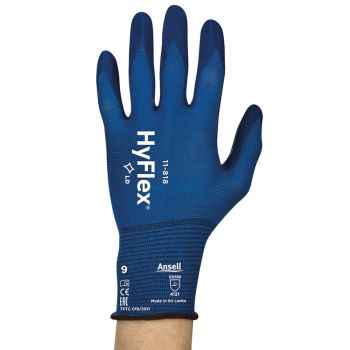 Ansell Hyflex Gloves 1Pr Blue Size L AN11-818L