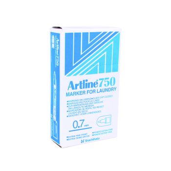 Artline 750 Laundry Marker Bullet Tip Fine Black (Pack of 12) A750