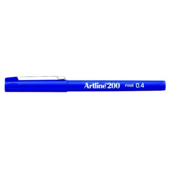 Artline 200 Fineliner Pen Fine Blue (Pack of 12) A2003