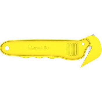 Moving Edge Dispo Lite Yellow Disposable Box Cutter (Pack of 25)