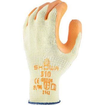 Showa 310 Orange Latex-Coated Work Gloves 8