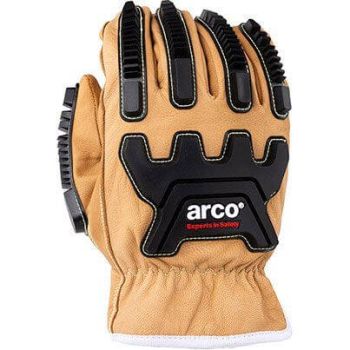 Arco Leather Cut-Resistant Impact Gloves 1 Pair L