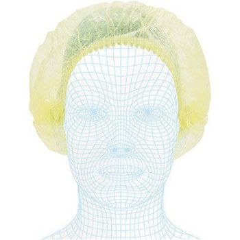 Arco Essentials Yellow Disposable Mob Caps (Pack of 2000)