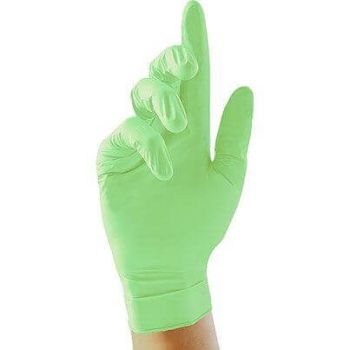 Unigloves Pearl Green Nitrile Disposable Gloves XL (Pack of 100)