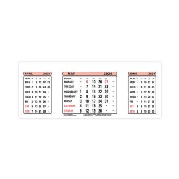 At-A-Glance Calendar Refill 2024 3SR24
