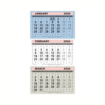 At-A-Glance 3 Monthly Calendar 2026 TML26