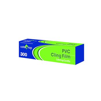 Caterwrap Cling Film 300mmx300m Cutter Box 32C08