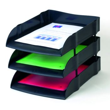Avery DTR Eco Letter Tray W270 x D360 x H60mm Black DR100BLK