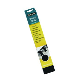 Fellowes A4 Binding Combs 28mm Black (Pack of 50) 53489