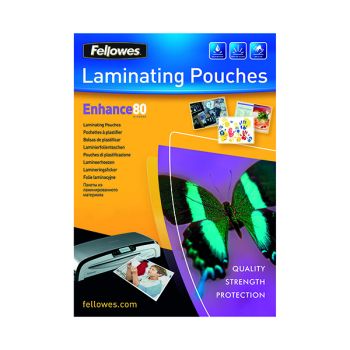 Fellowes A4 Enhance Laminating Pouches 160 Micron (Pack of 25) 53962