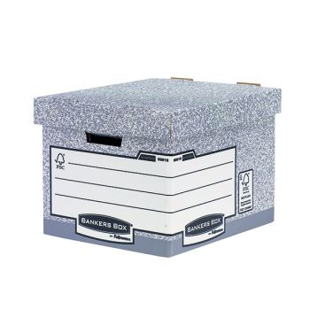 Fellowes Heavy Duty Bankers Box W333xD390xH285mm Standard (Pack of 10) 0081801