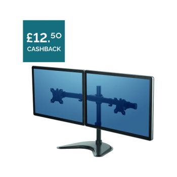 Fellowes Professional Series Free Standing Dual Horizontal Monitor Arm 8043701