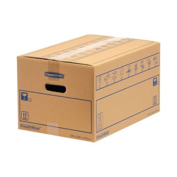Bankers Box SmoothMove C-Flute Everyday Moving Box 39 Litre (Pack of 10) 6203601