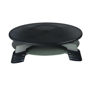 Fellowes Rotating Monitor Riser Graphite (Platform rotates 45 degrees, 14kg capacity) 9145003