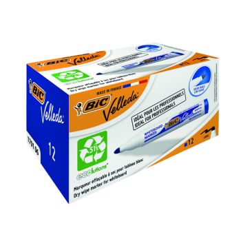 Bic Velleda 1701 Whiteboard Marker Blue (Pack of 12) 1199170106