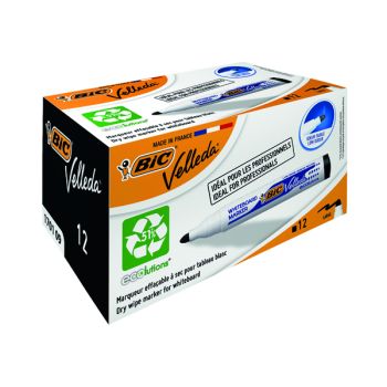Bic Velleda 1701 Whiteboard Marker Black (Pack of 12) 1199170109
