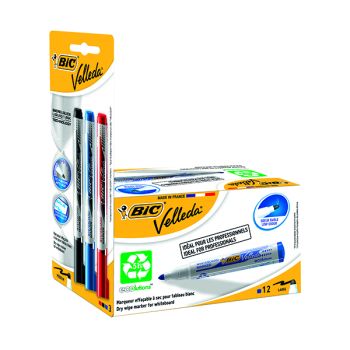 Velleda Drywipe Mrkr Bullet Blu (Pack of 15) 942235